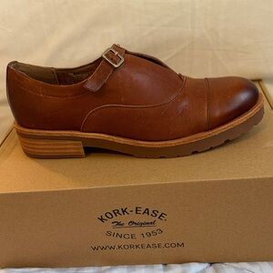 Kork-Ease Cloetta Women's Brown Leather Loafers 7.5 NWT